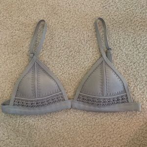 TRIANGL grey bikini top! Size S, barely worn